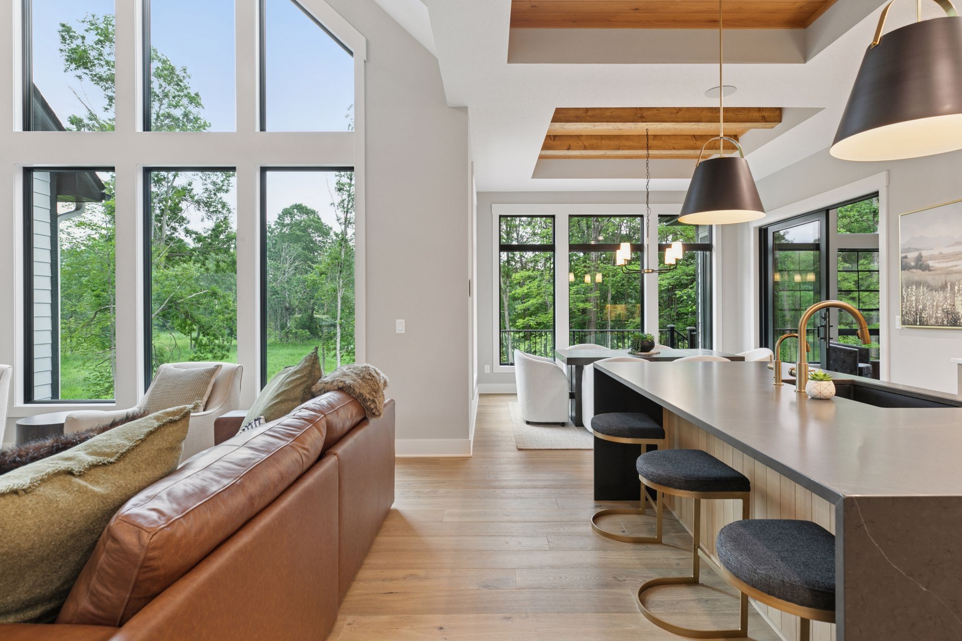 Wooded views from everywhere